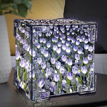 Add Some Magic to Your Home with the 3D Flower Cube Light