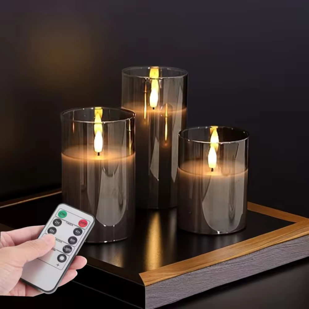 USB Charge Flicker Flame Candles