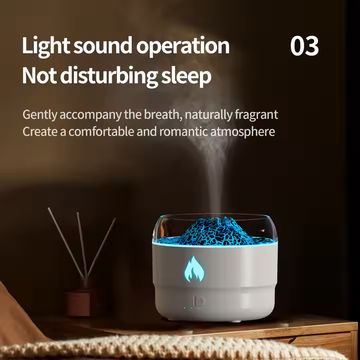 Portable Flame Aroma Air Humidifier